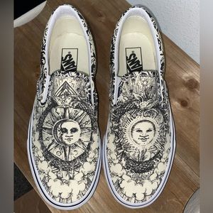 Vans slip on Ouroboros Sun and Moon Celestial